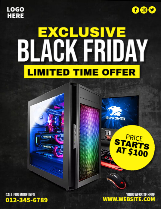 Computer Sale Ads Template | PosterMyWall