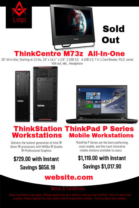 Computer Sale Template | PosterMyWall