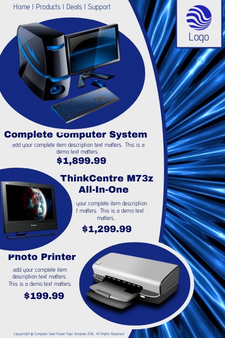 Computer Sale Template | PosterMyWall
