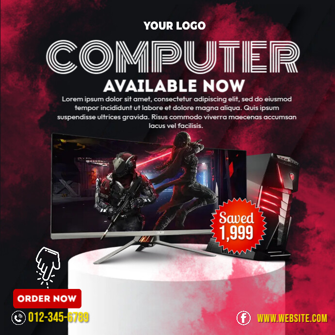 Computer Sales Template | PosterMyWall