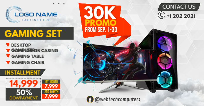 Gaming Set Promotion Templat | PosterMyWall