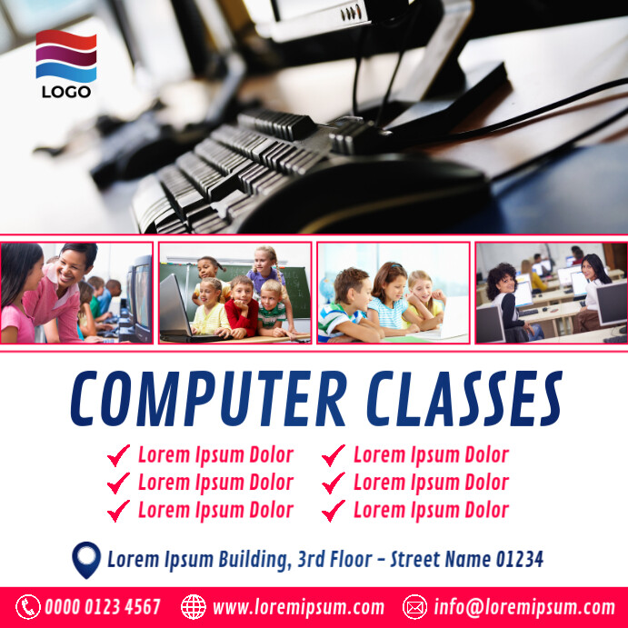 Copy of Computer School printable poster template | PosterMyWall