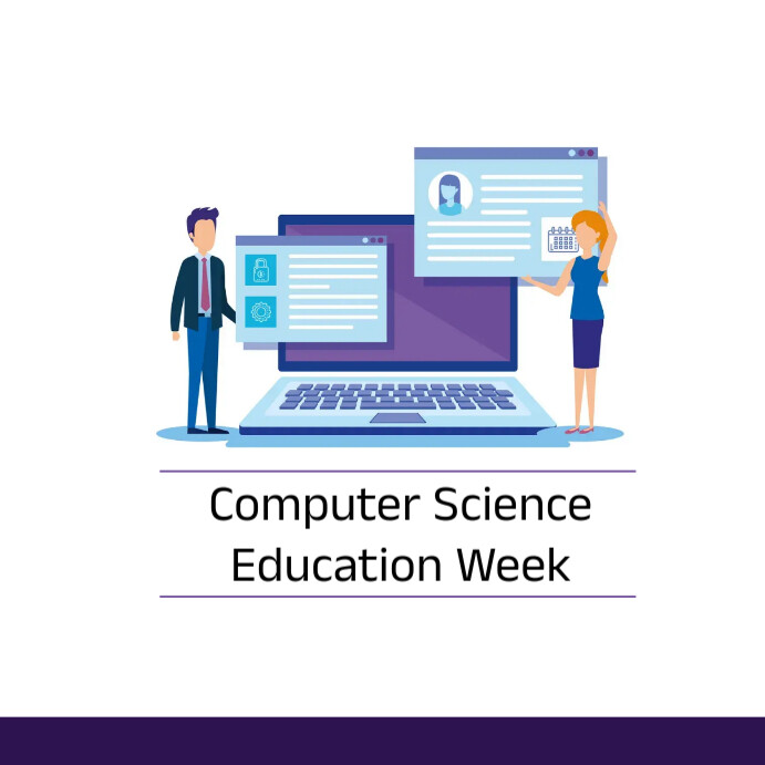 Computer Science Education Week Template | PosterMyWall