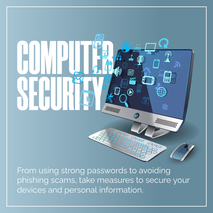 Computer Safety Posts Computer Security Day Instagram Post Template | PosterMyWall