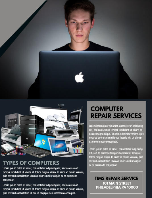 computer service Template | PosterMyWall