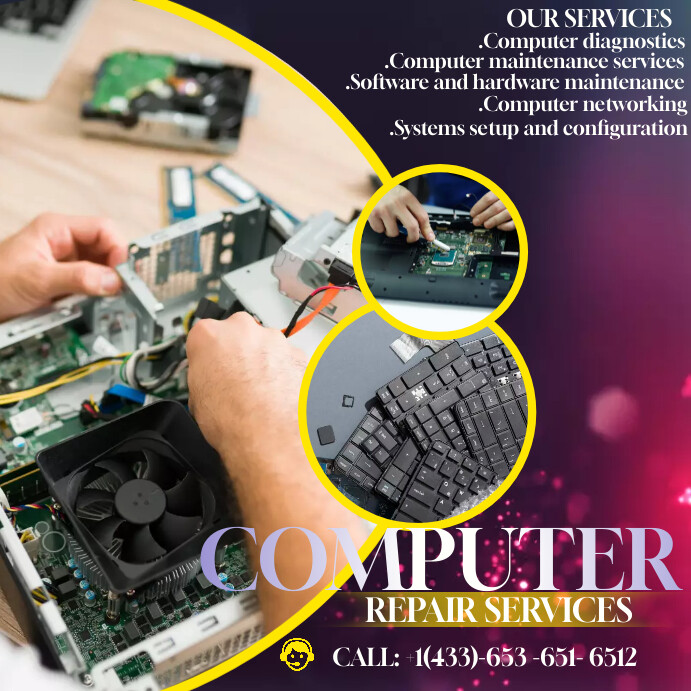 Computer service flyer Template | PosterMyWall