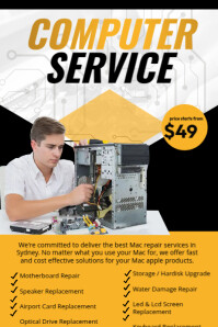 Computer Repair Service Template | PosterMyWall