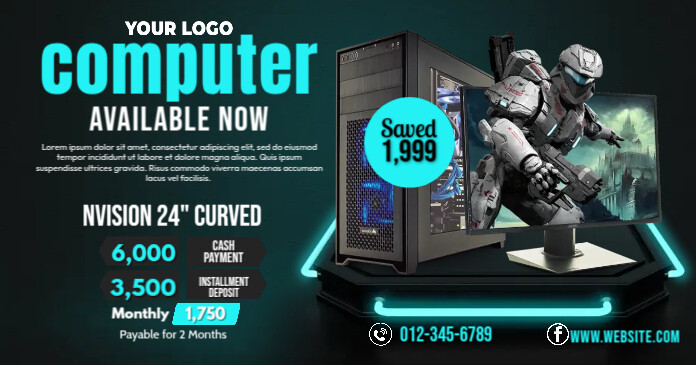 Copy of Computer Setup | PosterMyWall