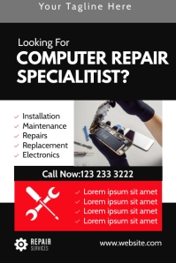 Computer Assistance Poster Template | PosterMyWall