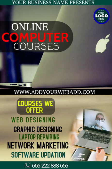 computer TRAINING Template | PosterMyWall