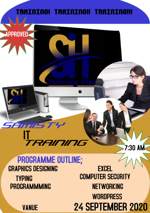 COMPUTER TRAINING Template | PosterMyWall