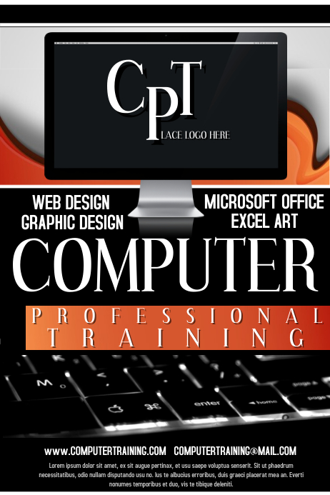 Computer Training Template | PosterMyWall