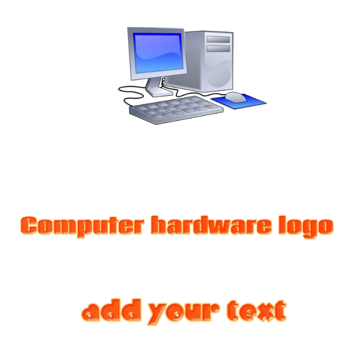 Computer trample Logo template