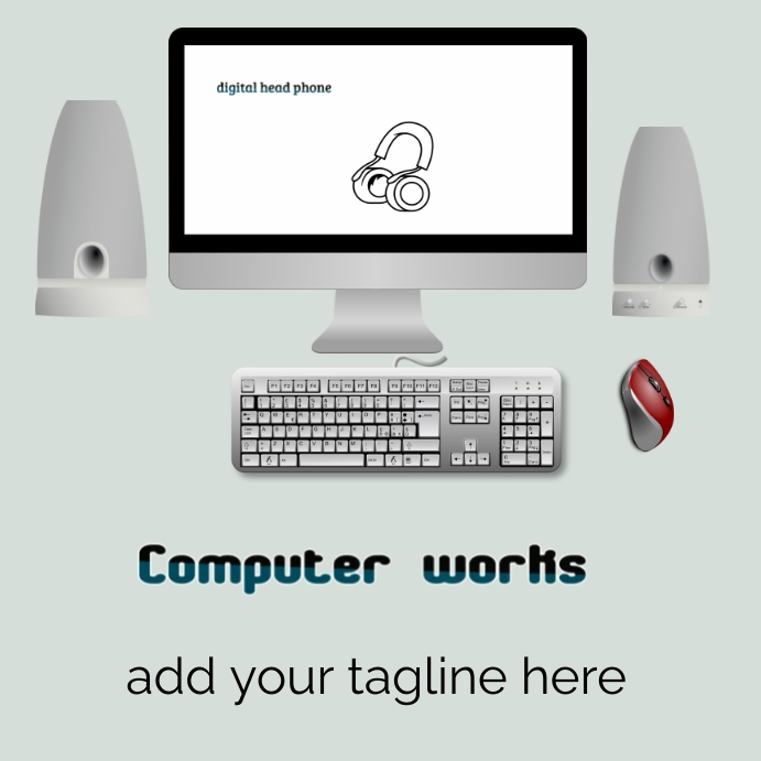 Computer works Template | PosterMyWall