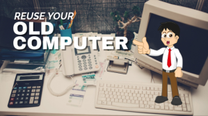 Computer youtube thumbnail template