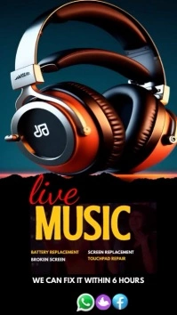 Concert, Tiktok Video template