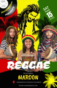 concert band poster template Tabloid