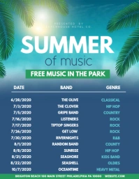 concert Flyer (US Letter) template