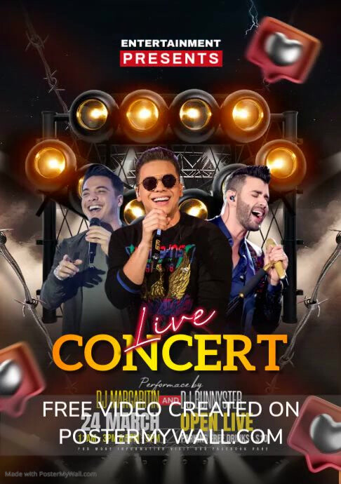 Concert flyer Template | PosterMyWall