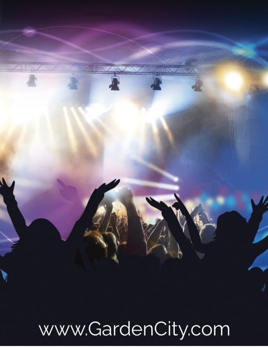 Concert flyer template