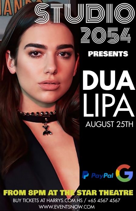 CONCERT FLYER Tabloid template