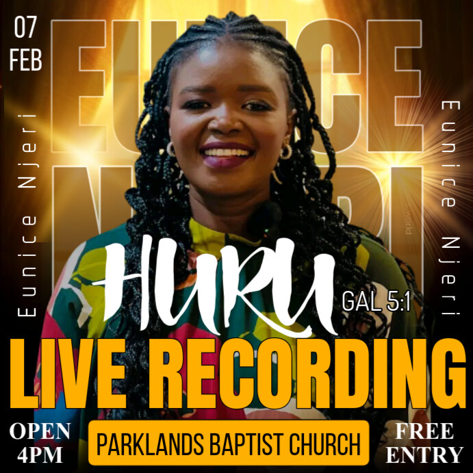 concert flyer Instagram Plasing template