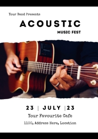 Concert Flyer A4 template