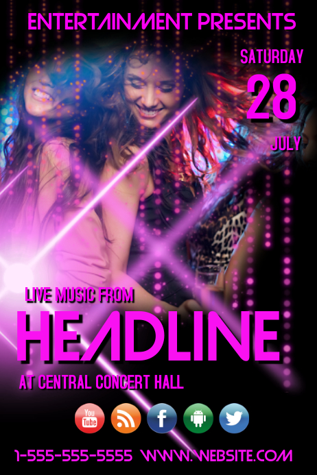 Concert Template PosterMyWall
