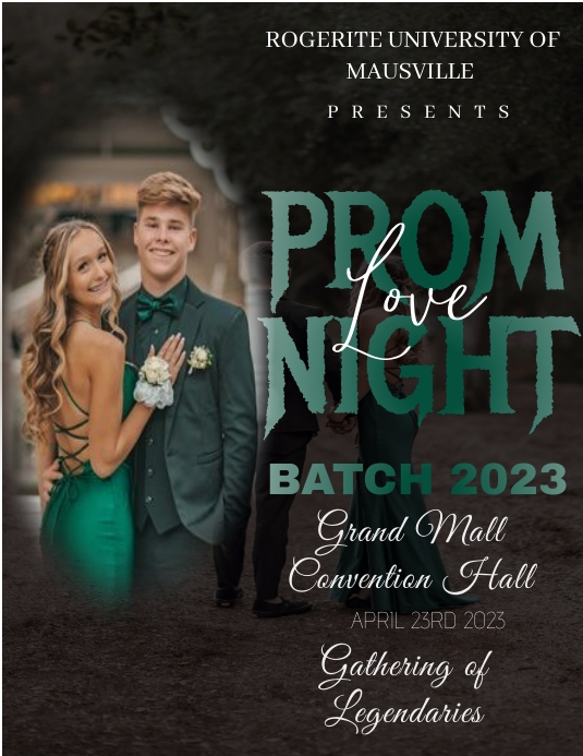 Concert flyer template