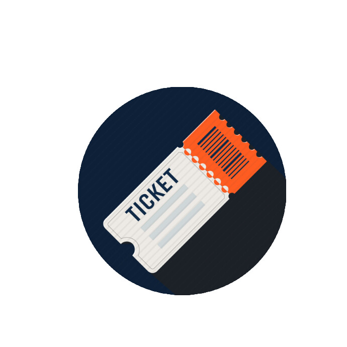 Concert graphics Event Tickets, Logótipo template