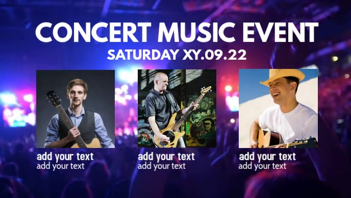 Concert Music Event Template | PosterMyWall