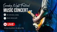 Concert music Digital Display (16:9) template