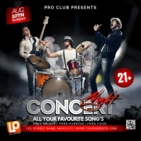 Concert Night Video template