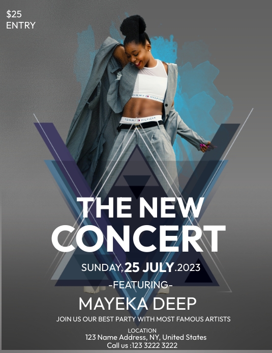 Concert Poster Template | PosterMyWall