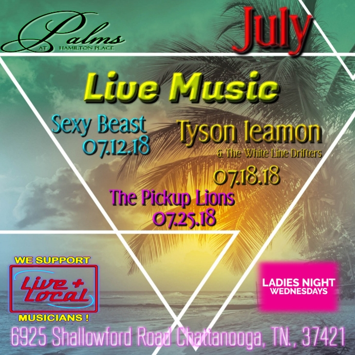 Concert schedule Template | PosterMyWall