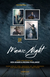 Concert Tabloid template 小报