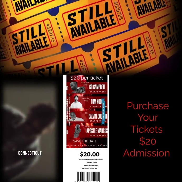 Concert Tickets Template | PosterMyWall