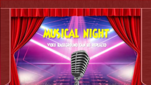 Concert video 16:9 video template Ekran reklamowy (16:9)