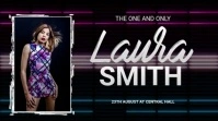 Concert Video digital display template