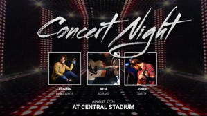 Concert Video digital display template