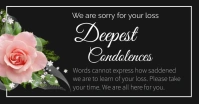 Condolence Card Facebook Shared Image template