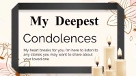 Condolences Digital Display (16:9) template