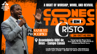 Conectados em Cristo Revival Flyer Miniatura di YouTube template