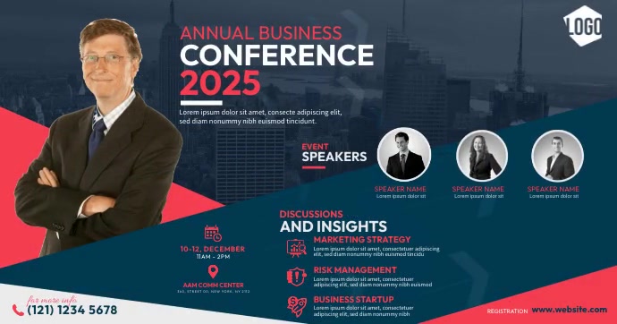 Copy of Conference Ad | PosterMyWall