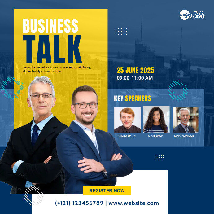 Conference Ad Template | PosterMyWall