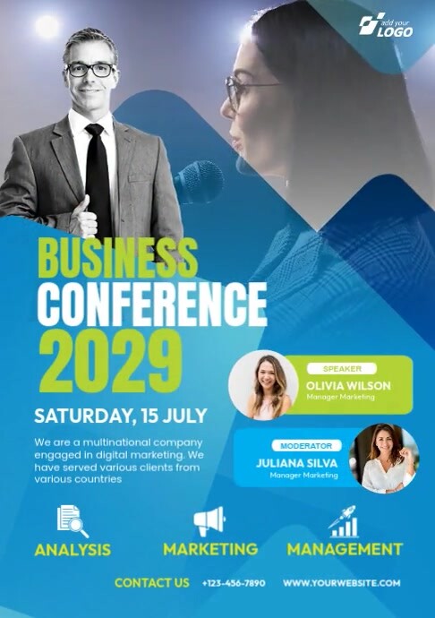 Conference Ad Template | PosterMyWall