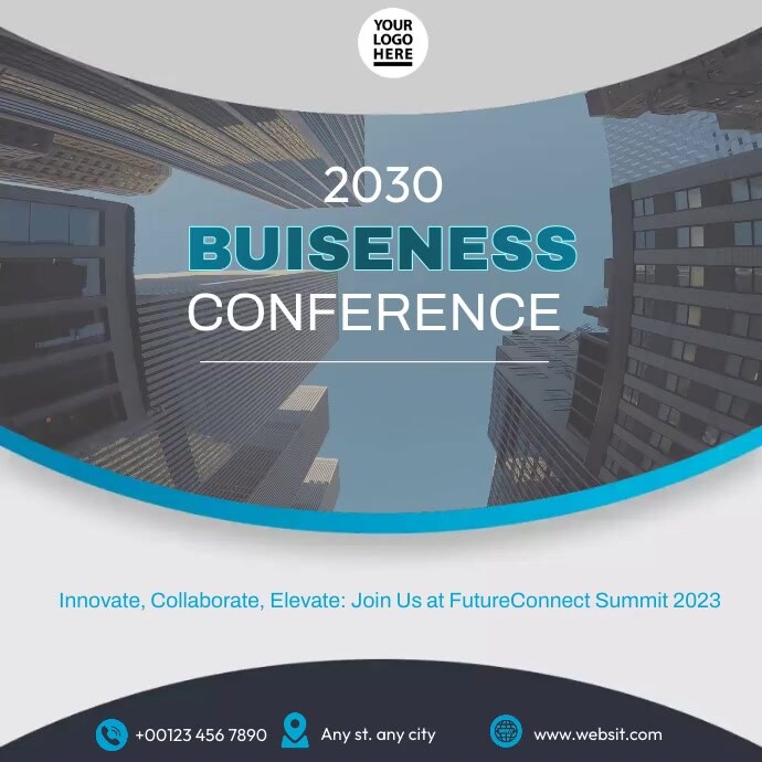 Plantilla de conference ad template | PosterMyWall