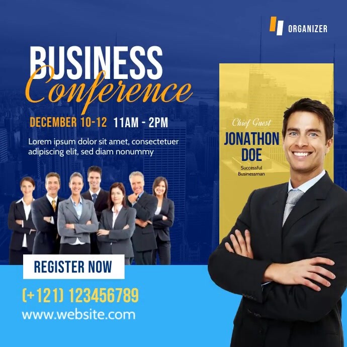 Conference Ad Template | PosterMyWall