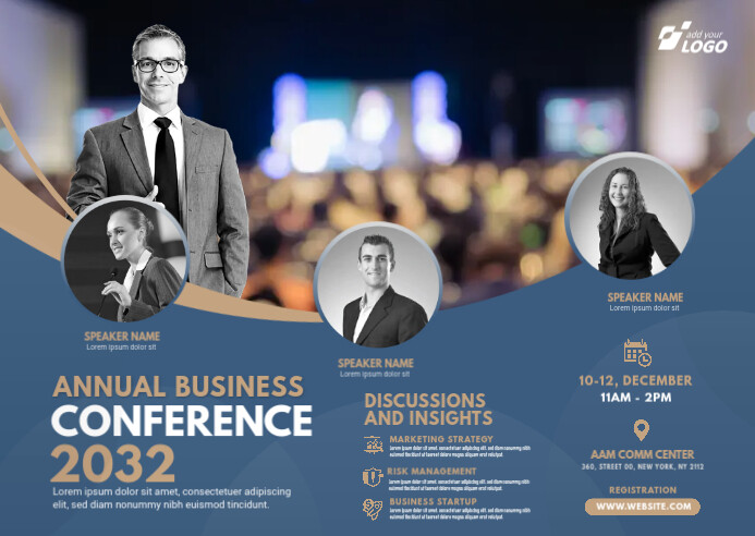 Conference Ad Template | PosterMyWall