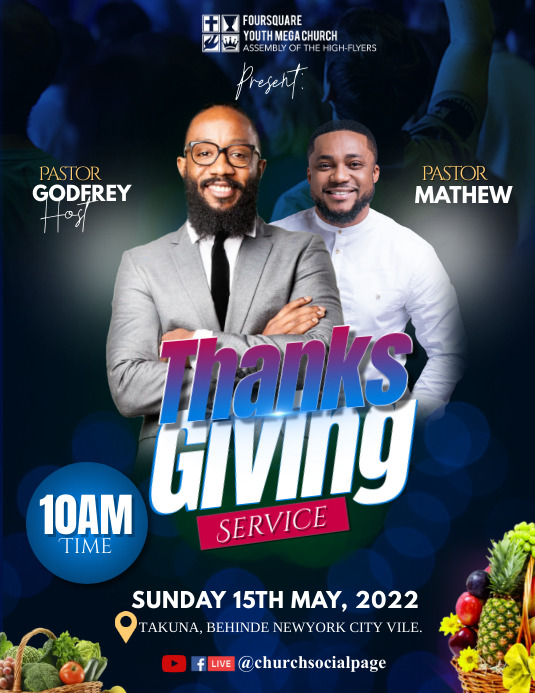 Conference church flyer (3) template